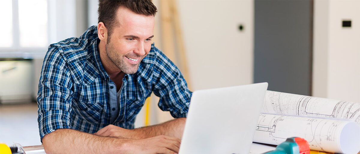 Handwerker Laptop Akkuschrauber